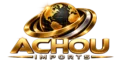 Logotipo da Achou Imports, marca de produtos importados.
