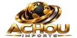 Logotipo da Achou Imports, marca de produtos importados.